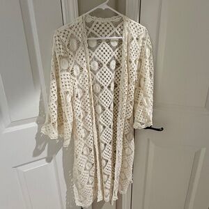 Lace kimono